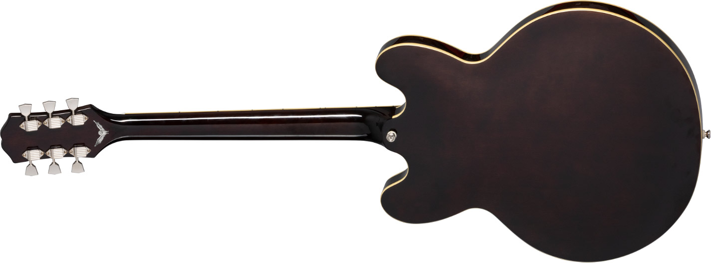 Epiphone Jim James Es-335 2h Ht Lau - Seventies Walnut - Guitare Électrique Signature - Variation 1