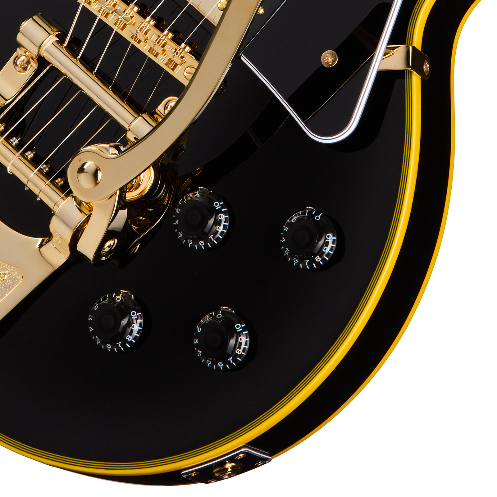 Epiphone Joe Bonamassa Les Paul Custom 1959 Bigsby Ltd Signature 2h Trem Ebo - Antique Ebony - Guitare Électrique Single Cut - Variation 3