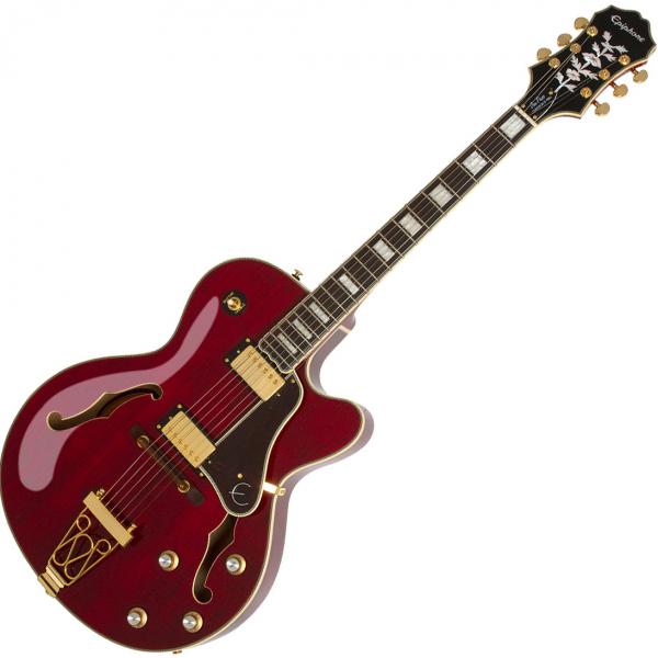 Epiphone Joe Pass Emperor II Pro 2018 - wine red Hollow-body