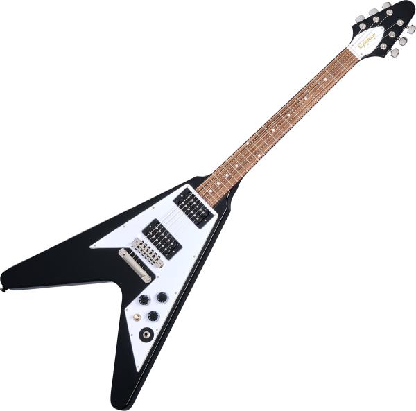 Epiphone Kirk Hammett 1979 Flying V - ebony Signature