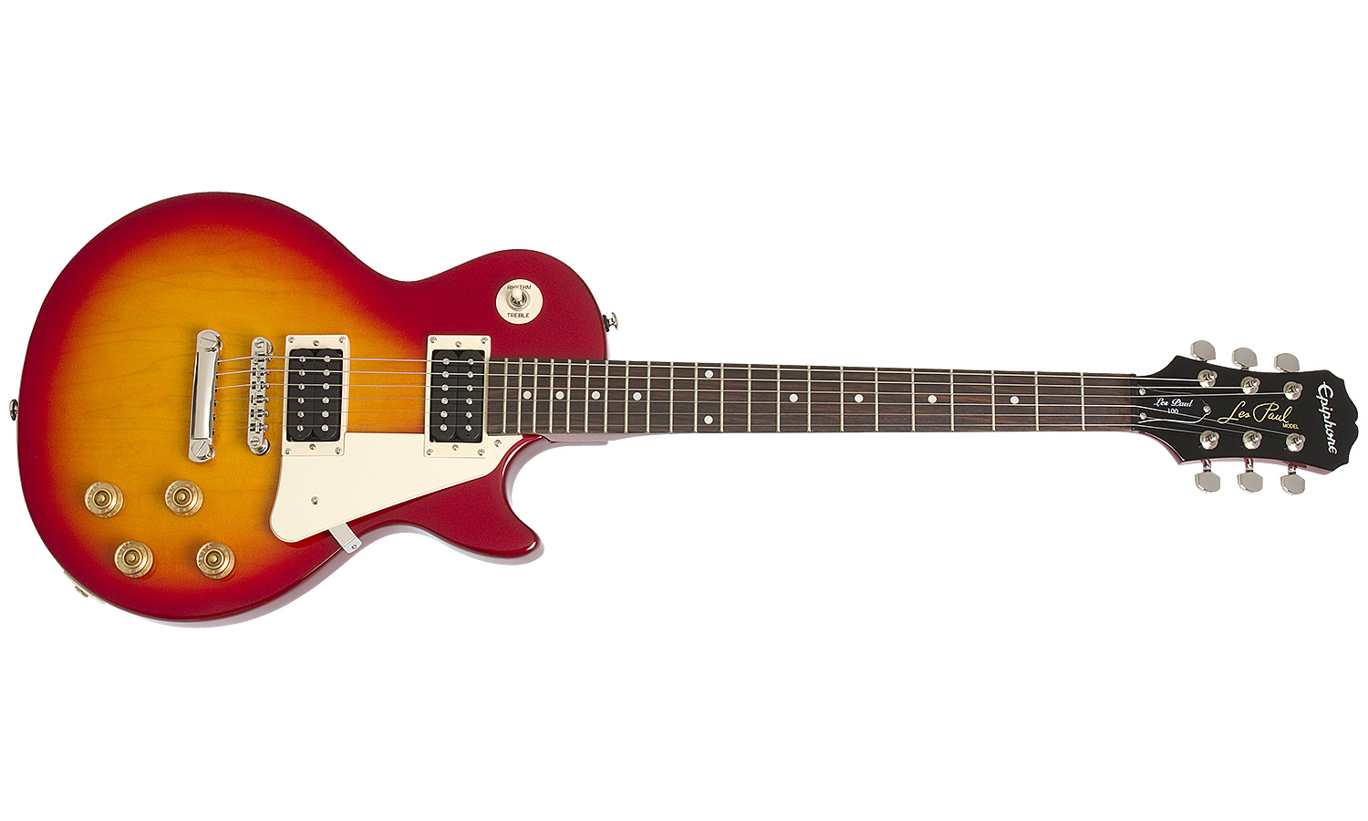 Epiphone Les Paul 100 Ch - Heritage Cherry Sunburst - Guitare Électrique Single Cut - Variation 1