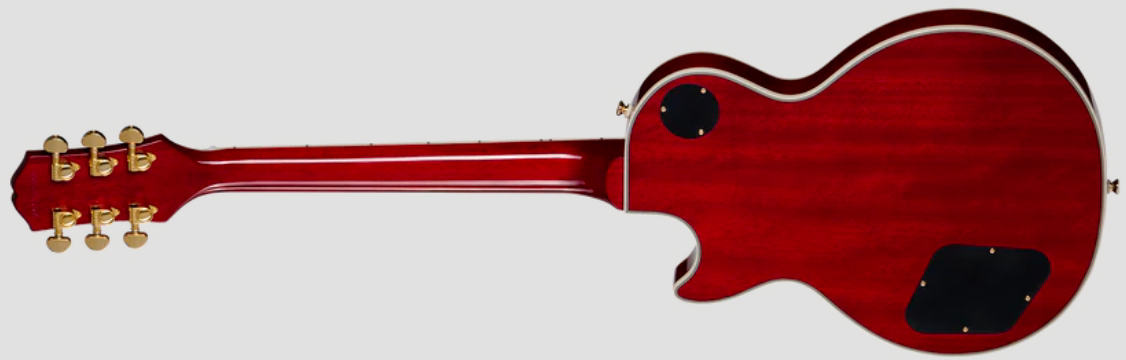 Epiphone Les Paul Custom Ibg Ltd 2h Ht Eb - Heritage Cherry Sunburst - Guitare Électrique Single Cut - Variation 1