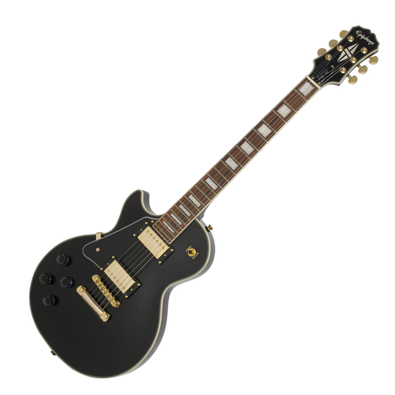 Epiphone Les Paul Custom Pro Lh Gaucher - Ebony - Guitare Électrique Gaucher - Variation 5
