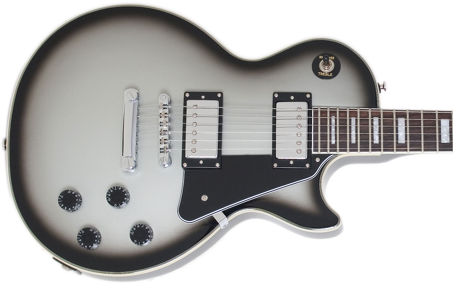 Epiphone Les Paul Custom Pro Ltd 2012 Ch Silverburst - Guitare Électrique Single Cut - Variation 2