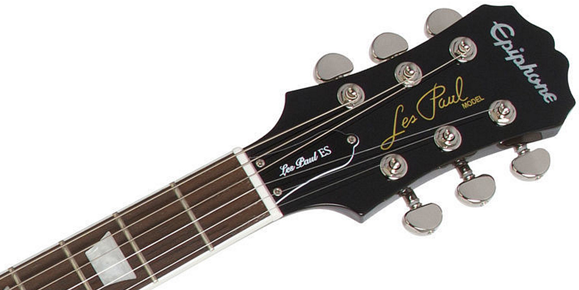 Epiphone Les Paul Es Pro 2016 - Trans Black - Guitare Électrique 1/2 Caisse - Variation 4