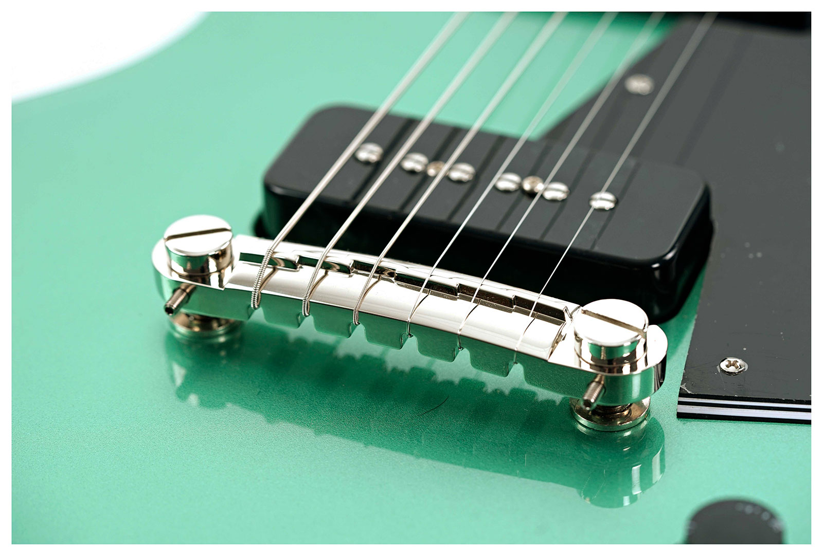 Epiphone Les Paul Special 2p90 Ht Lau - Inverness Green - Guitare Électrique Double Cut - Variation 4