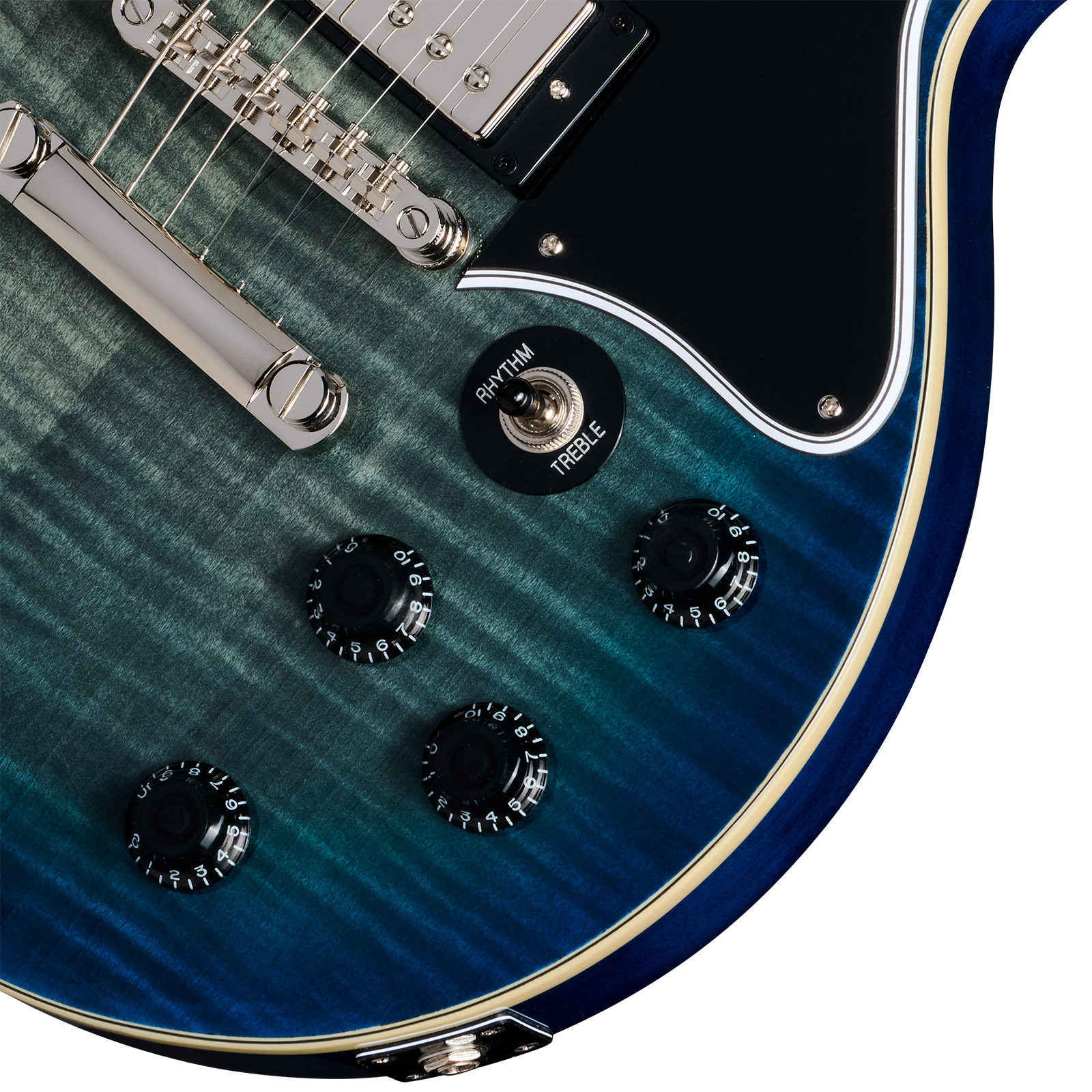 Epiphone Les Paul Special Double Cut Figured Ibg Dc 2h Ht Rw - Ocean Water - Guitare Électrique Double Cut - Variation 3