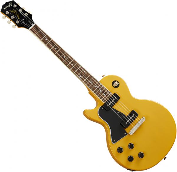 Guitare électrique solid body Epiphone Les Paul Special LH - Tv yellow