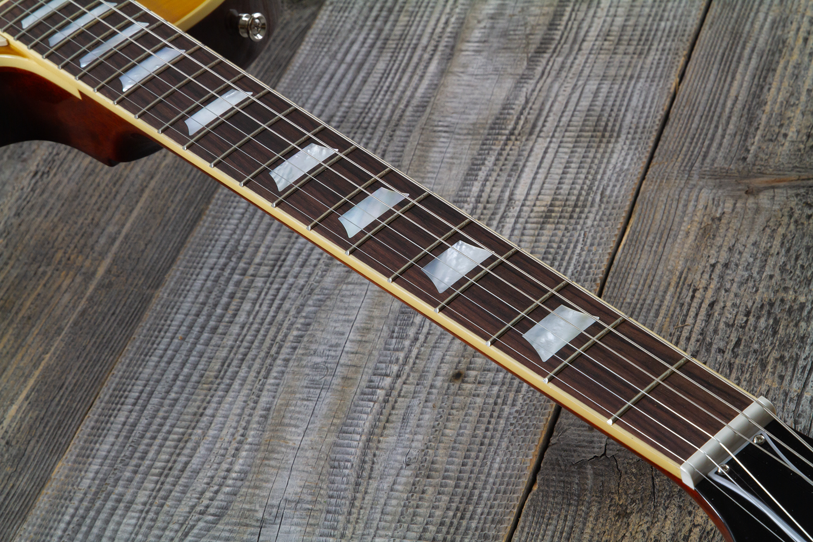 Epiphone Les Paul Standard 1959 Reissue Igc 2h Gibson Ht Rw - Lemon Burst - Guitare Électrique Single Cut - Variation 9