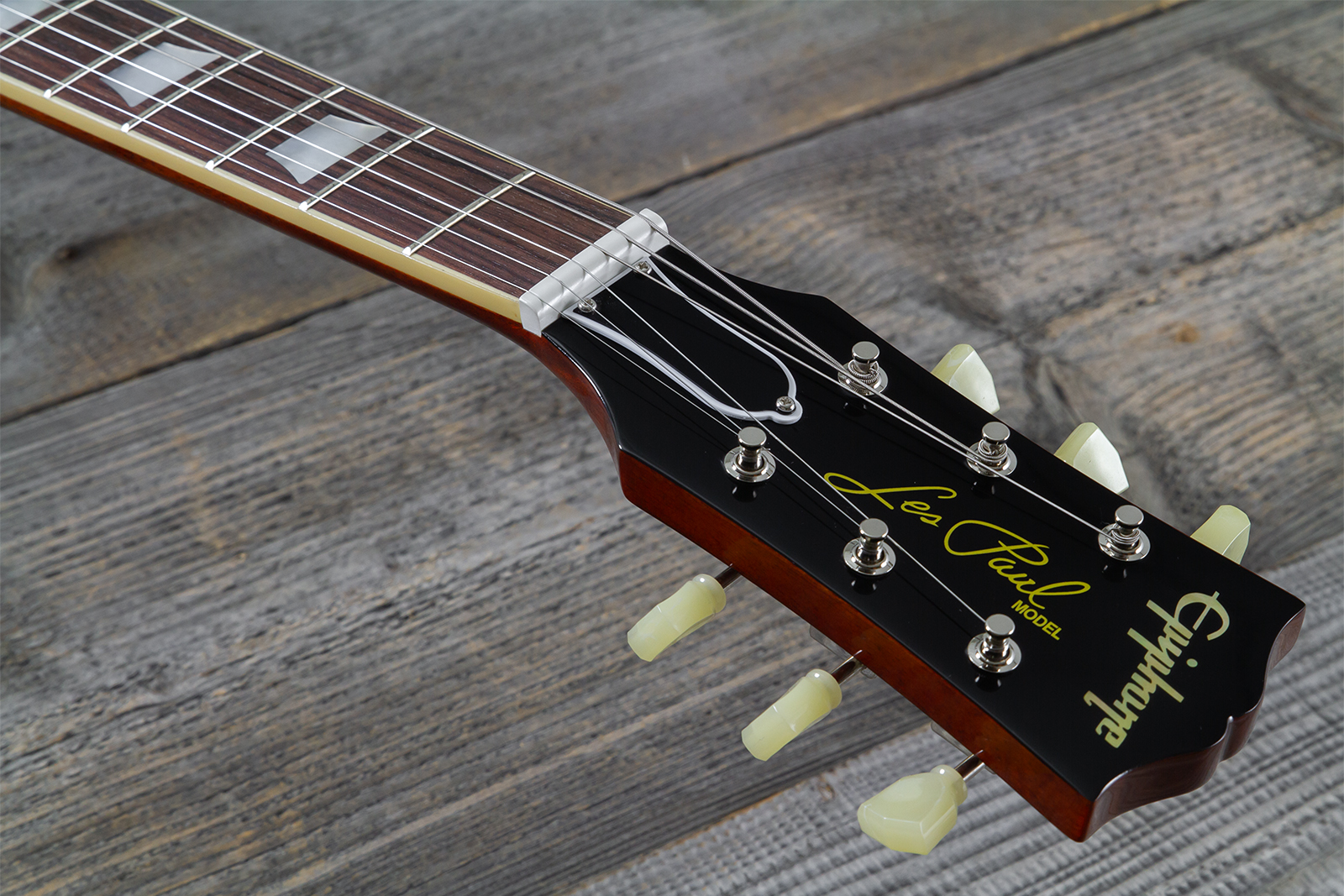 Epiphone Les Paul Standard 1959 Reissue Igc 2h Gibson Ht Rw - Lemon Burst - Guitare Électrique Single Cut - Variation 10
