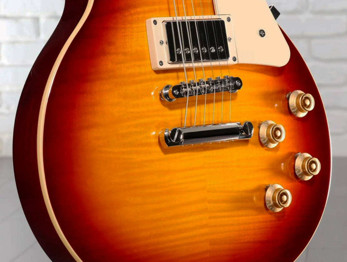 Epiphone Les Paul Standard 1959 Reissue Igc 2h Gibson Ht Rw - Royal Teaburst - Guitare Électrique Single Cut - Variation 4