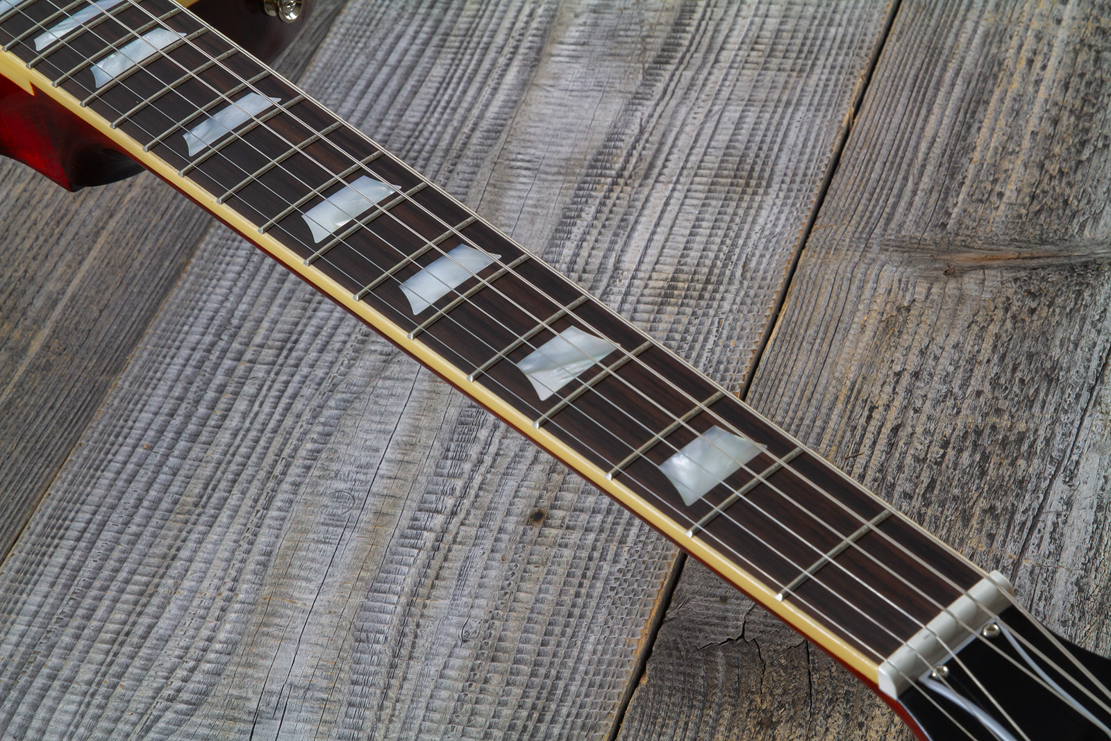 Epiphone Les Paul Standard 1960 Reissue Igc 2h Gibson Ht Rw - Tangerine Burst - Guitare Électrique Single Cut - Variation 11