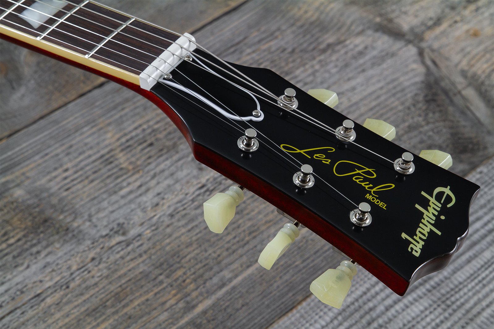 Epiphone Les Paul Standard 1960 Reissue Igc 2h Gibson Ht Rw - Tangerine Burst - Guitare Électrique Single Cut - Variation 12