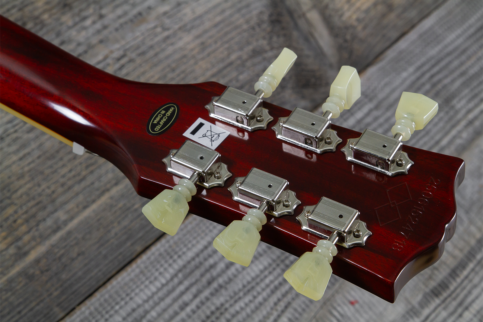 Epiphone Les Paul Standard 1960 Reissue Igc 2h Gibson Ht Rw - Tangerine Burst - Guitare Électrique Single Cut - Variation 14