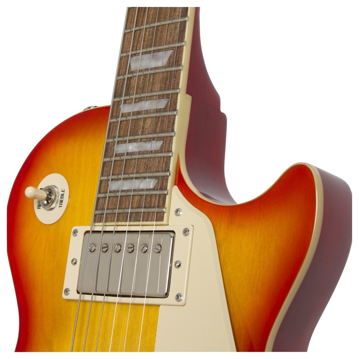 Epiphone Les Paul Standard Hh Ht Pf - Faded Cherry Sunburst - Guitare Électrique Single Cut - Variation 2