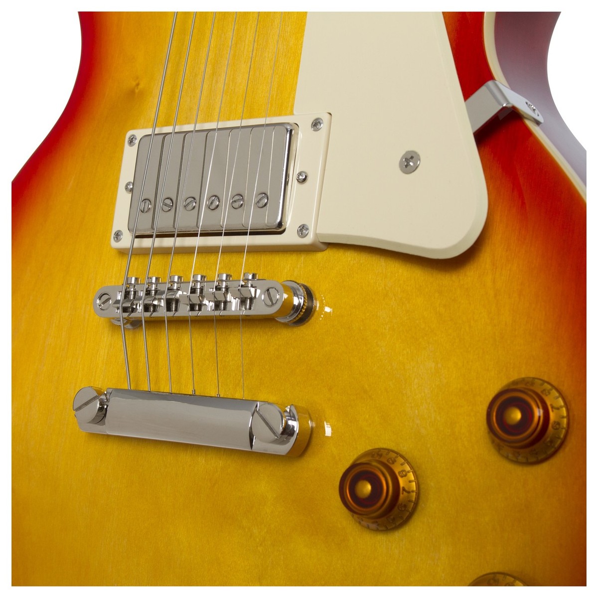 Epiphone Les Paul Standard Hh Ht Pf - Faded Cherry Sunburst - Guitare Électrique Single Cut - Variation 3