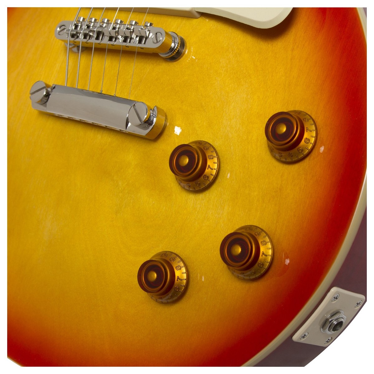 Epiphone Les Paul Standard Hh Ht Pf - Faded Cherry Sunburst - Guitare Électrique Single Cut - Variation 4