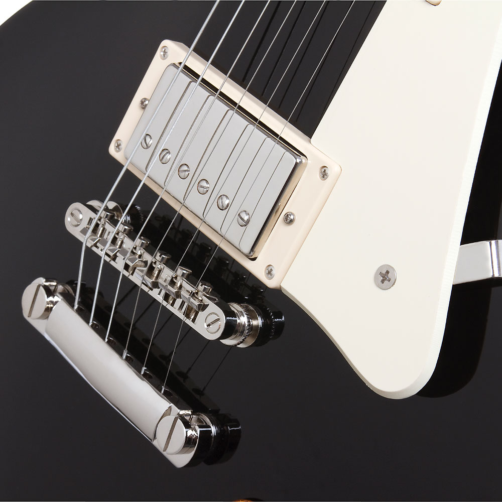 Epiphone Les Paul Standard 2018 Hh Ht Pf - Ebony - Guitare Électrique Single Cut - Variation 2