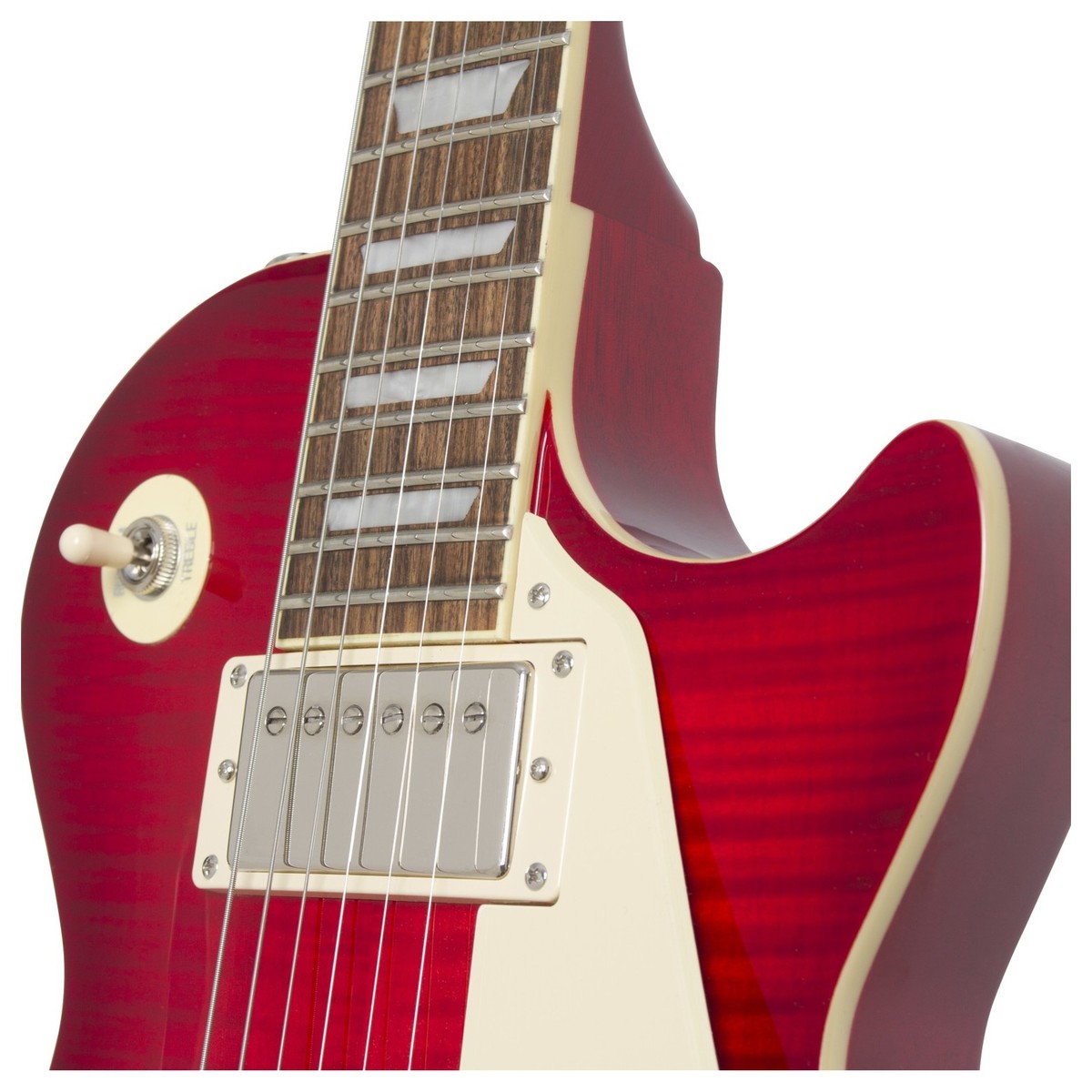 Epiphone Les Paul Standard Plus Top Pro Hh Ht Pf - Blood Orange - Guitare Électrique Single Cut - Variation 2