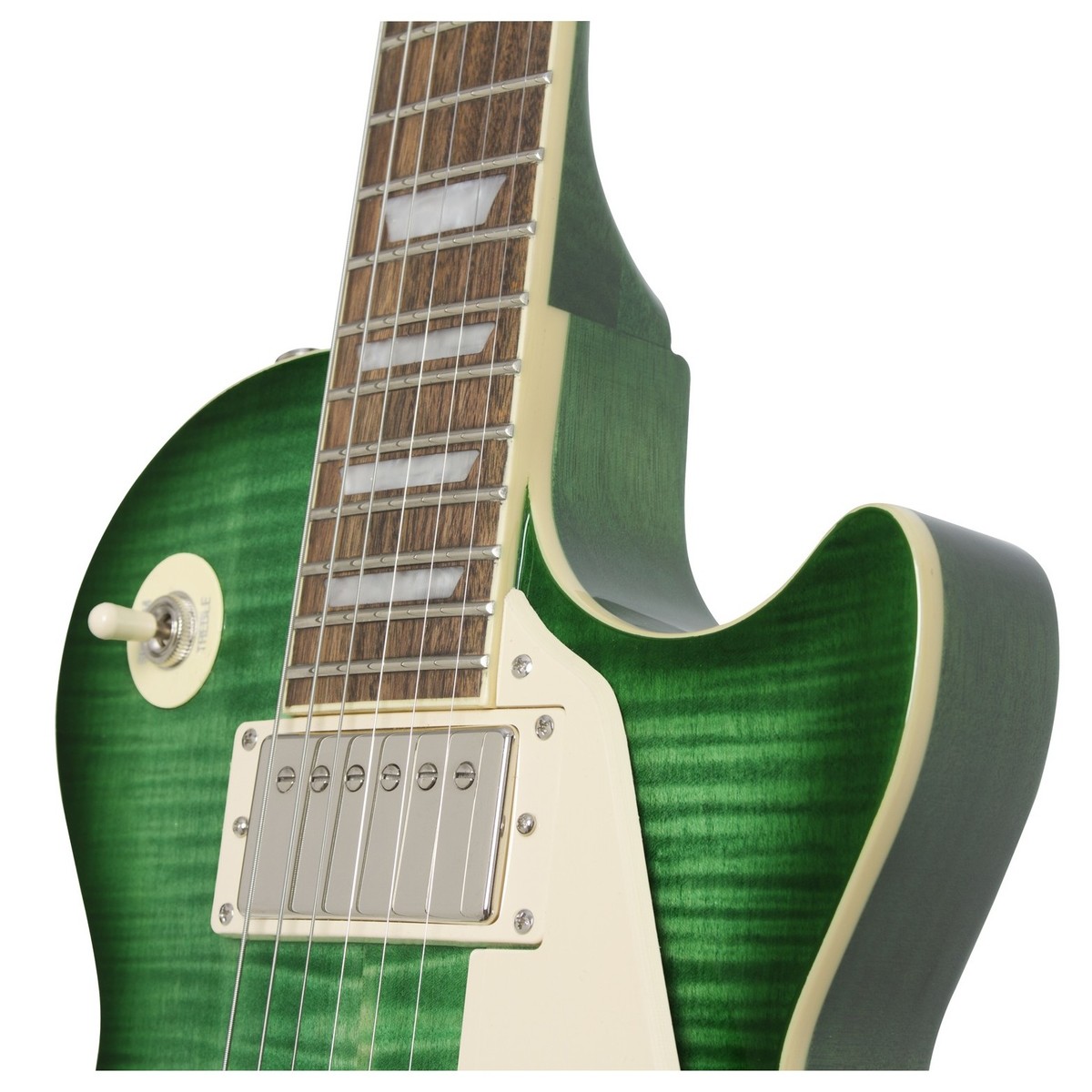 Epiphone Les Paul Standard Plus Top Pro 2018 Hh Ht Pf - Green Burst - Guitare Électrique Single Cut - Variation 2