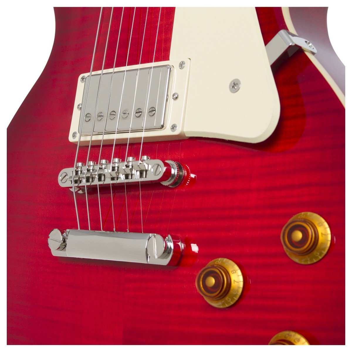 Epiphone Les Paul Standard Plus Top Pro Hh Ht Pf - Blood Orange - Guitare Électrique Single Cut - Variation 3