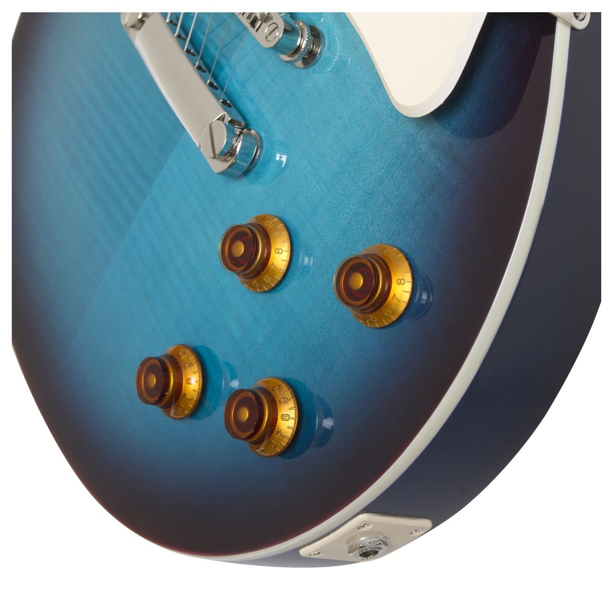 Epiphone Les Paul Standard Plus Top Pro Hh Ht Pf - Blueberry Burst - Guitare Électrique Single Cut - Variation 4