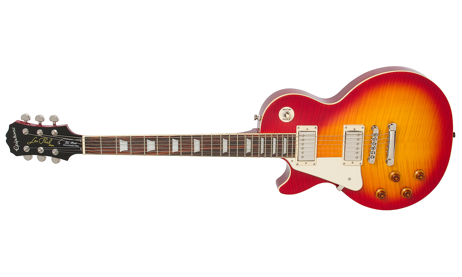 Epiphone Les Paul Standard Plus Top Pro Lh Gaucher Ch - Heritage Cherry Sunburst - Guitare Électrique Gaucher - Variation 1