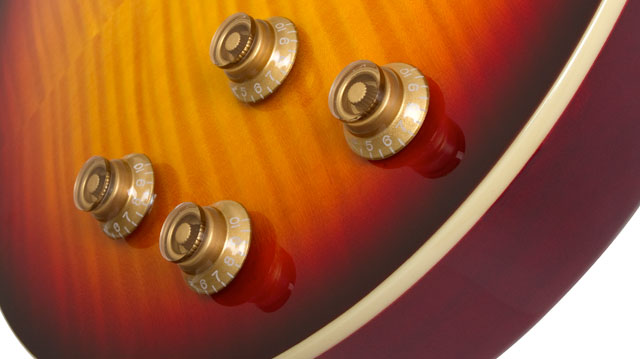 Epiphone Les Paul Standard Plus Top Pro Ltd Ch - Bourbon Burst - Guitare Électrique Single Cut - Variation 4