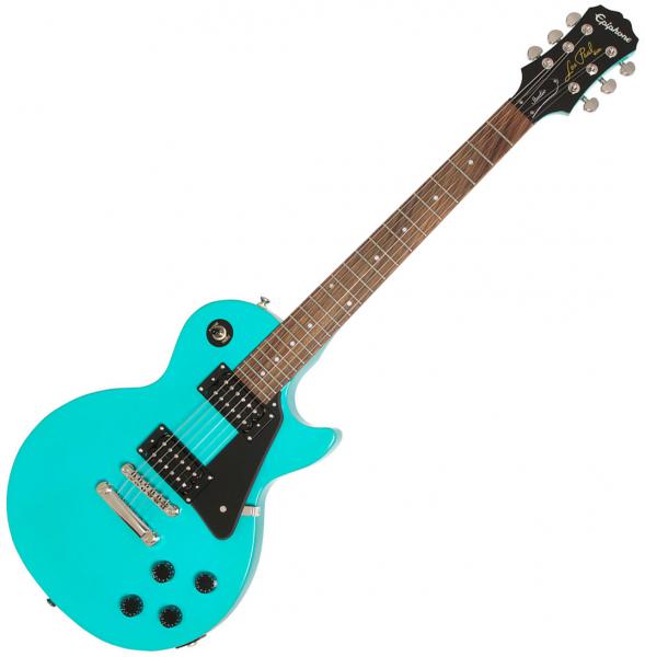 美品Epiphone Les Paul ターコイズ Epiphone Les Paul Studio - turquoise Single cut electric guitar