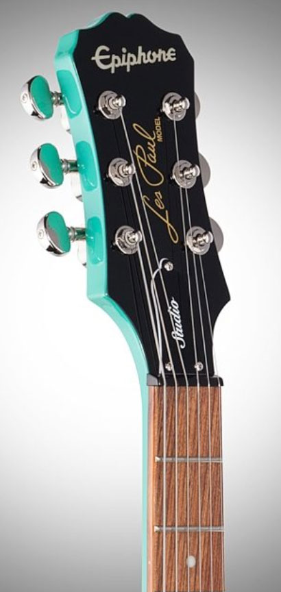 Epiphone Les Paul Studio Hh Ht Pf Ch - Turquoise - Guitare Électrique Single Cut - Variation 4