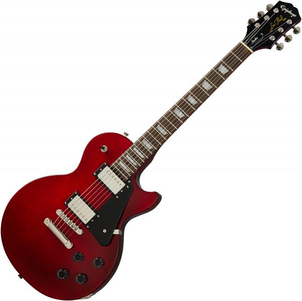 Guitare électrique single cut Epiphone Les Paul Studio - wine red