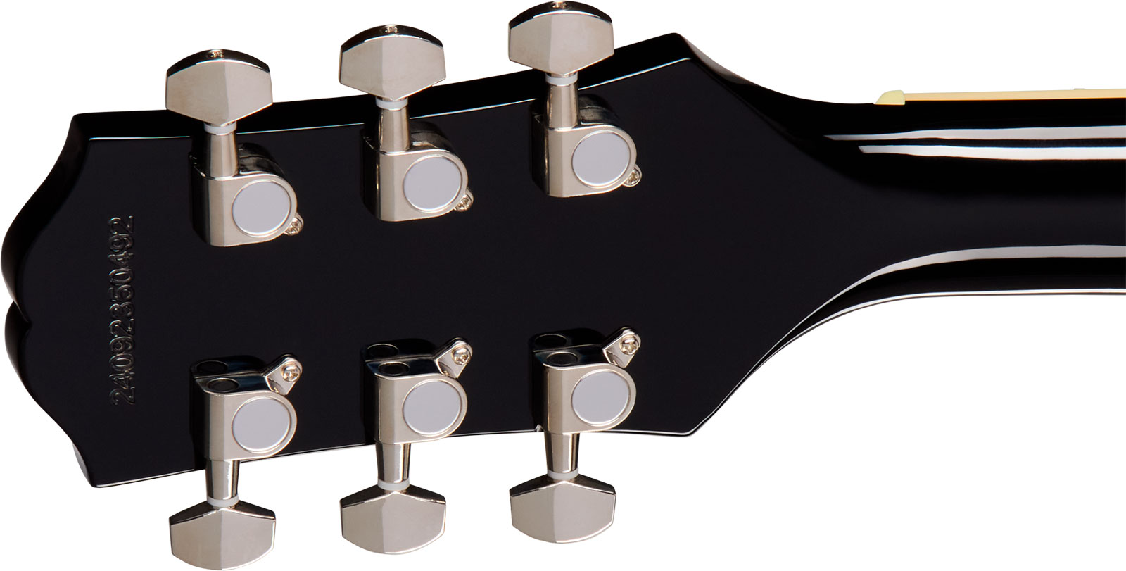 Epiphone Les Paul Tribute Plus Lh Gaucher Ibg 2h Ht Rw - Ebony Burst - Guitare Électrique Single Cut - Variation 5