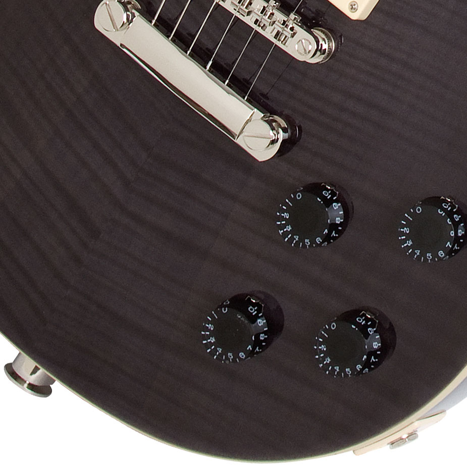 Epiphone Les Paul Tribute Plus Outfit Ch - Midnight Ebony - Guitare Électrique Single Cut - Variation 3