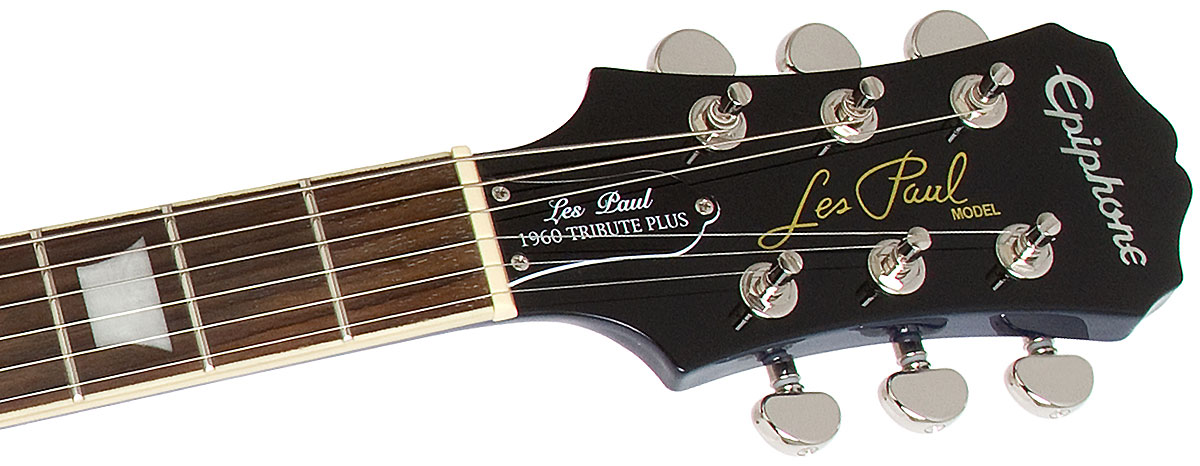 Epiphone Les Paul Tribute Plus Outfit Ch - Midnight Sapphire - Guitare Électrique Single Cut - Variation 4