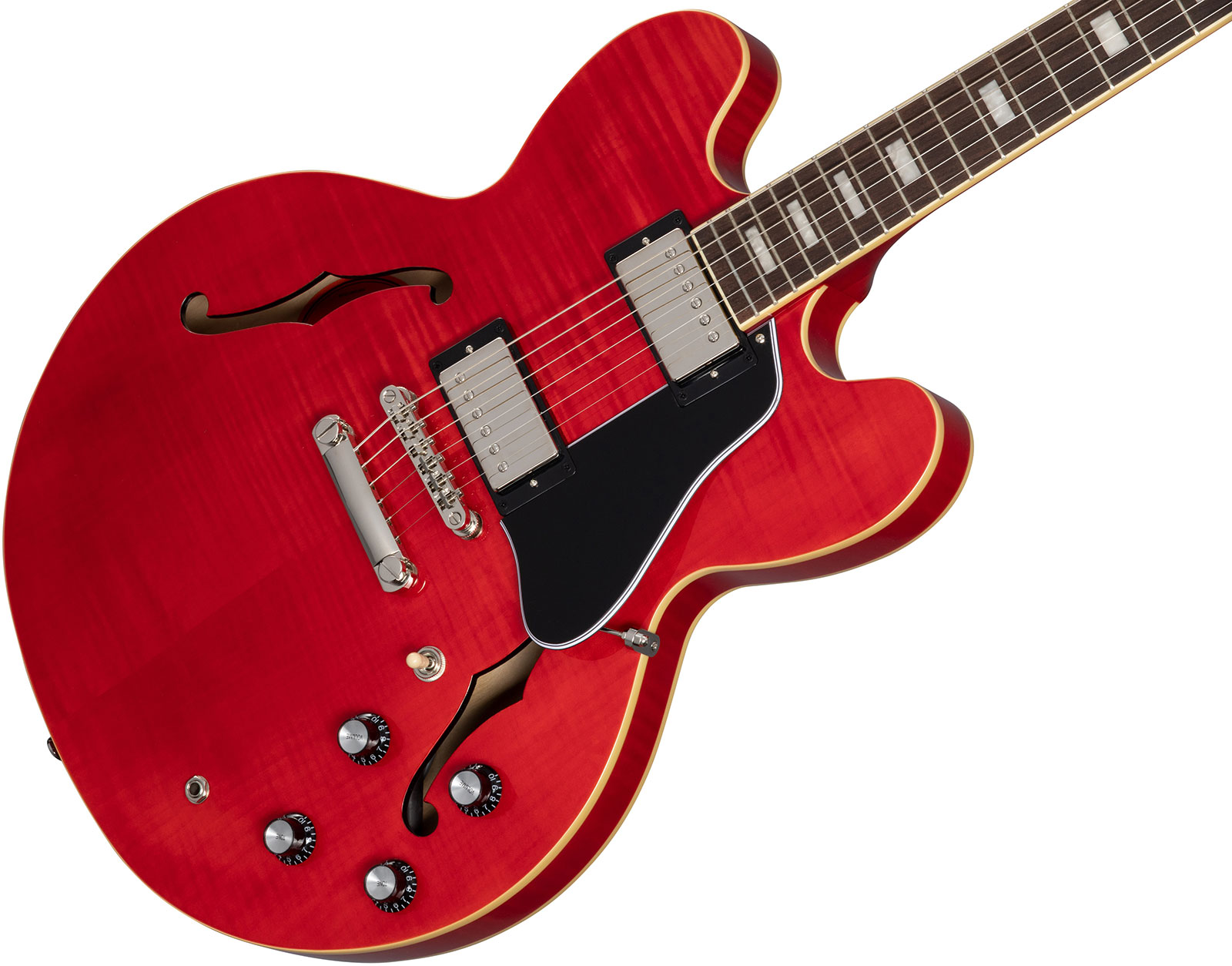 Epiphone Marty Schwartz Es-335 Signature 2h Ht Lau - Sixties Cherry - Guitare Électrique Signature - Variation 3