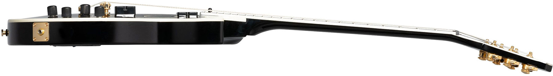 Epiphone Matt Heafy Les Paul Custom Origins 7c Gaucher Signature 2h Fishman Fluence Custom Ht Eb - Ebony - Guitare Électrique Gaucher - Variation 2