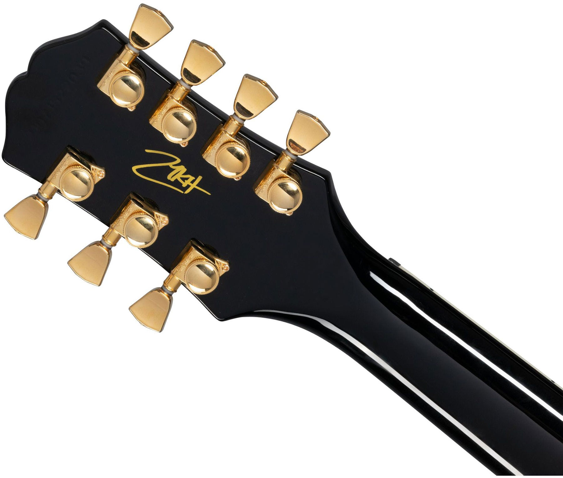 Epiphone Matt Heafy Les Paul Custom Origins 7c Gaucher Signature 2h Fishman Fluence Custom Ht Eb - Ebony - Guitare Électrique Gaucher - Variation 4