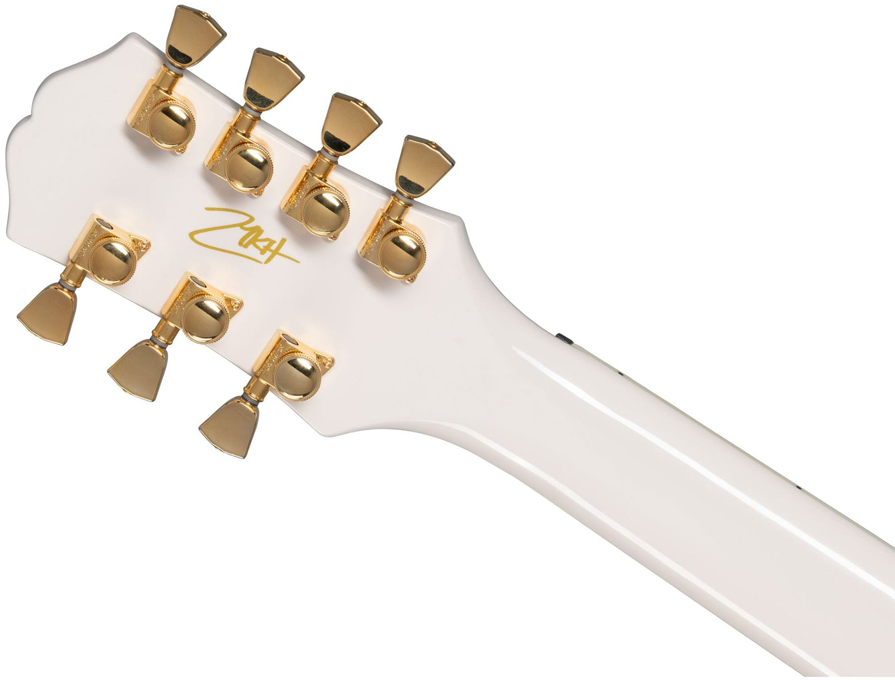Epiphone Matt Heafy Les Paul Custom Origins 7c Lh Signature Gaucher 2h Fishman Fluence Ht Eb - Bone White - Guitare Électrique Gaucher - Variation 4