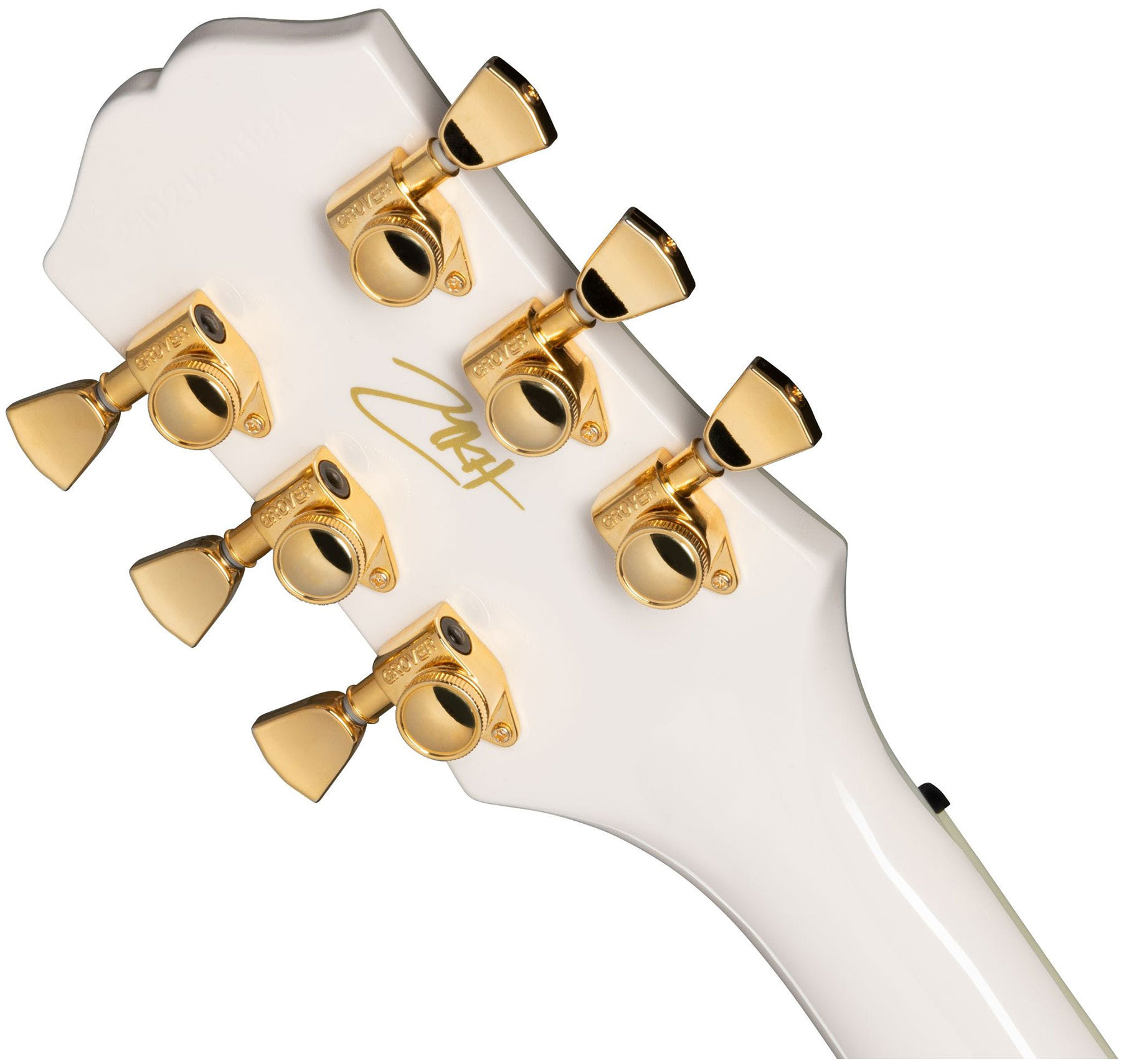 Epiphone Matt Heafy Les Paul Custom Origins Gaucher Signature 2h Fishman Fluence Custom Ht Eb - Bone White - Guitare Électrique Gaucher - Variation 4