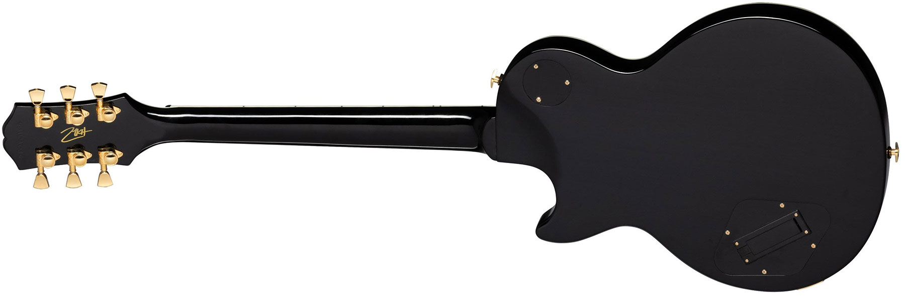 Epiphone Matt Heafy Les Paul Custom Origins Lh Gaucher Signature 2h Fishman Fluence Custom Ht Eb - Ebony - Guitare Électrique Gaucher - Variation 1