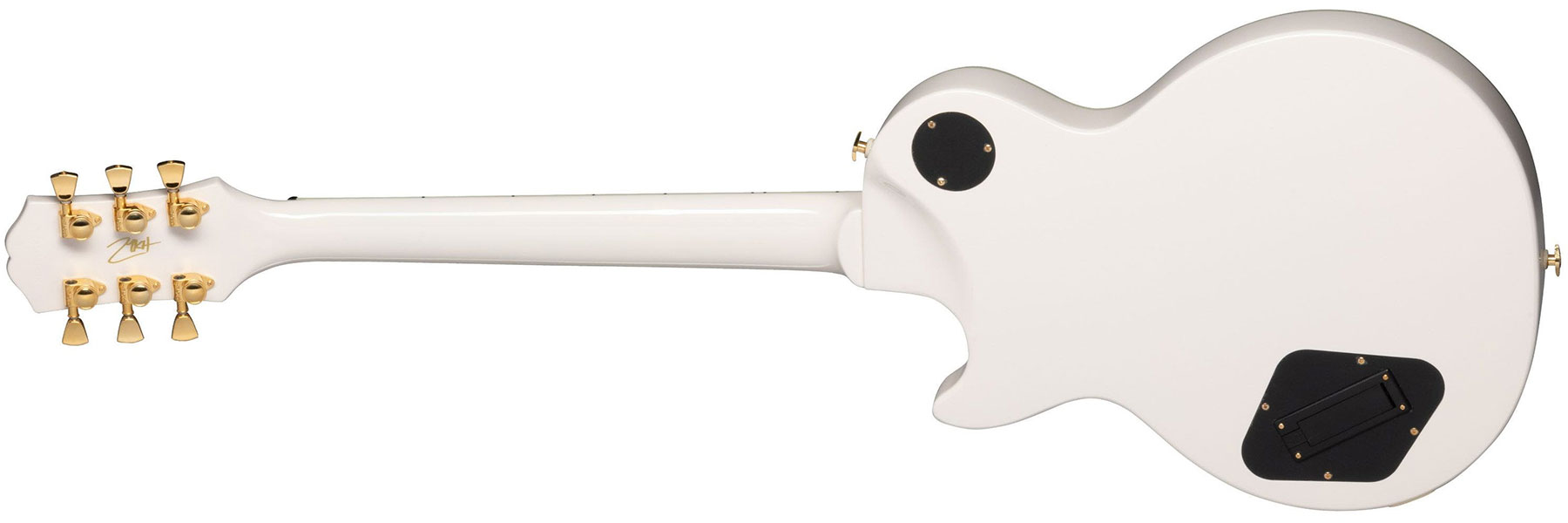 Epiphone Matt Heafy Les Paul Custom Origins Signature 2h Fishman Fluence Custom Ht Eb - Bone White - Guitare Électrique Single Cut - Variation 1