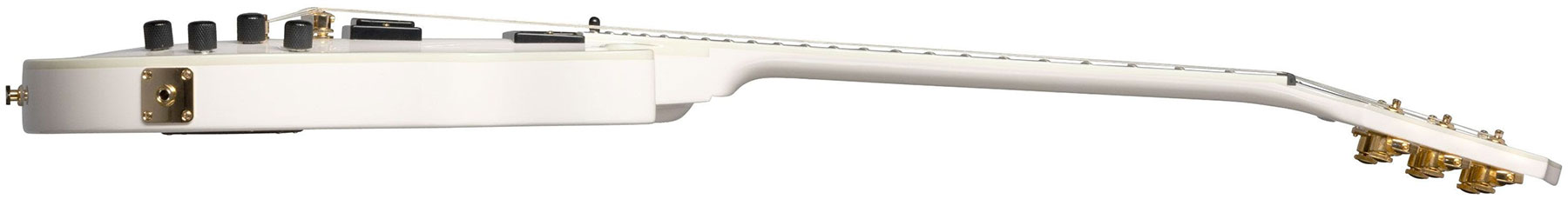 Epiphone Matt Heafy Les Paul Custom Origins Signature 2h Fishman Fluence Custom Ht Eb - Bone White - Guitare Électrique Single Cut - Variation 2