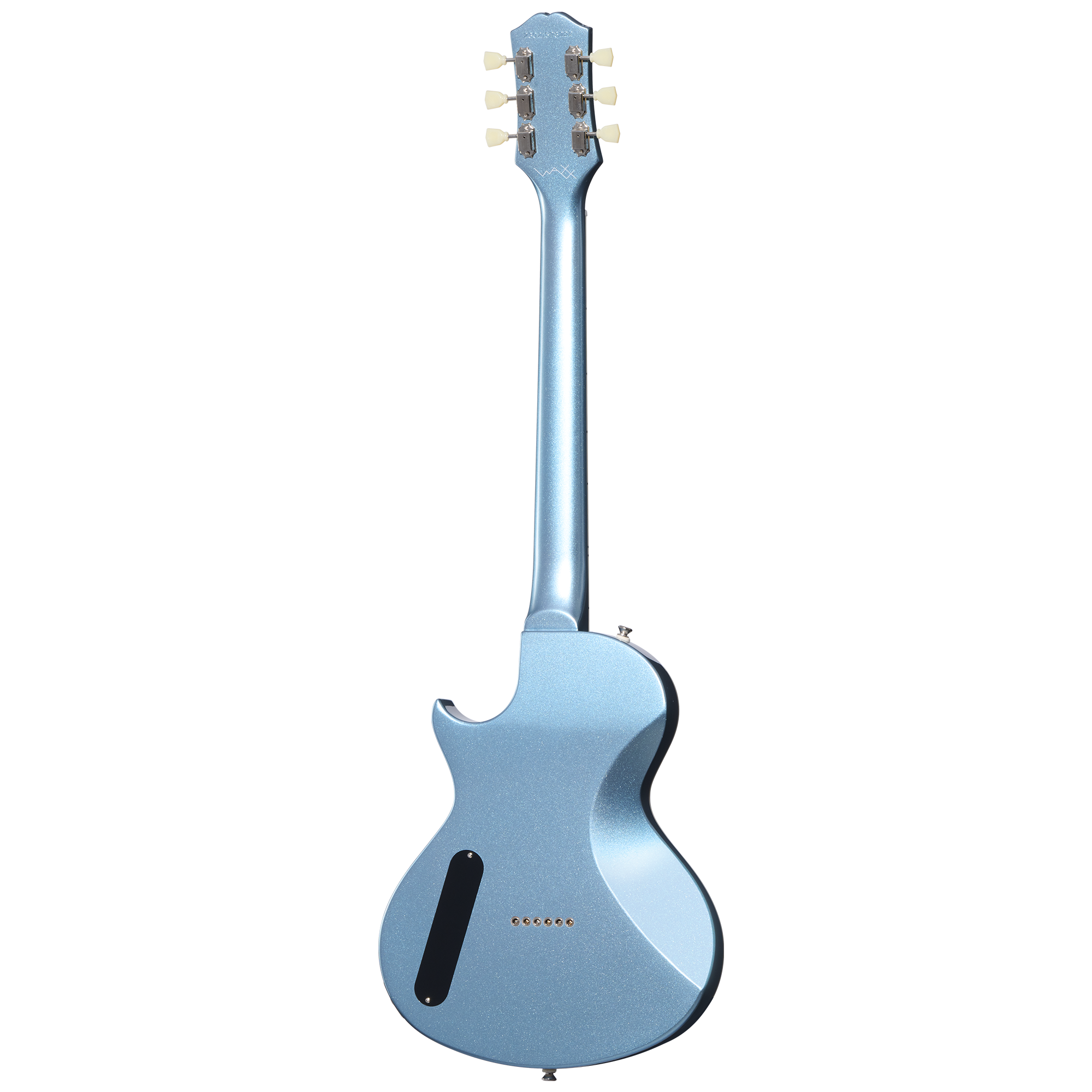 Epiphone Nighthawk Studio Waxx Hh Ht Lau - Pelham Blue - Guitare Électrique Single Cut - Variation 1