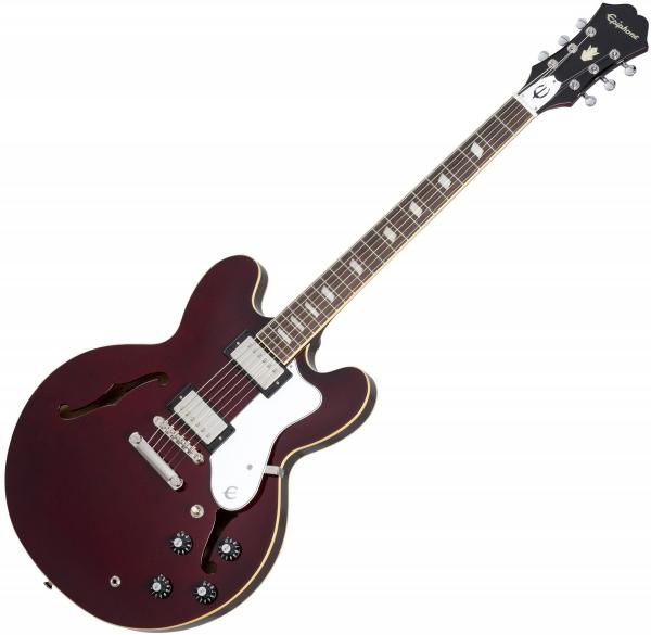 Epiphone Noel Gallagher Riviera - dark wine red Semi-hollow