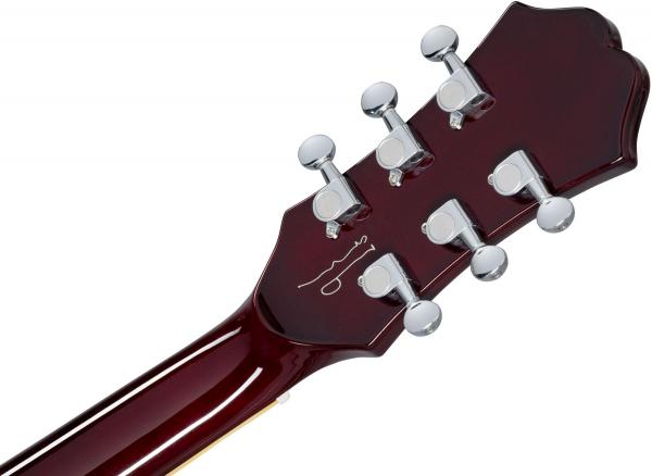 Guitare électrique 1/2 caisse Epiphone Noel Gallagher Riviera - dark wine red