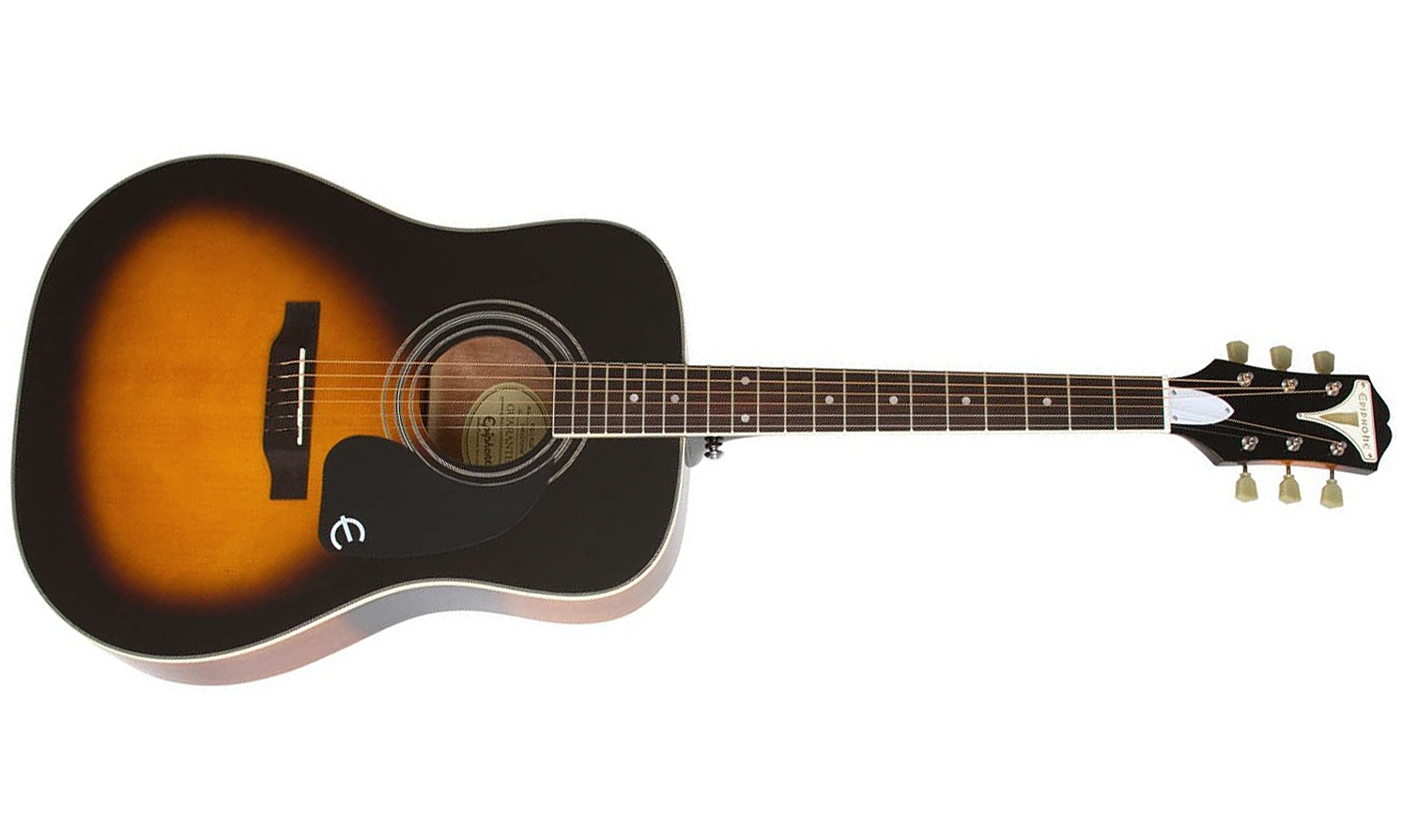 Epiphone Pro-1 Acoustic Dreadnought Epicea Acajou 2016 - Vintage Sunburst - Guitare Acoustique - Variation 1