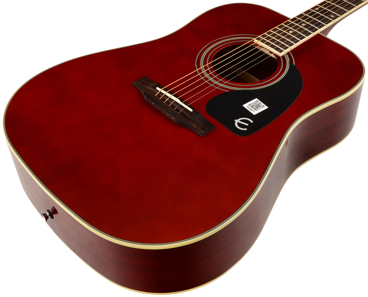 Epiphone Pro-1 Plus Acoustic Dreadnought Epicea Acajou - Wine Red - Guitare Acoustique - Variation 1