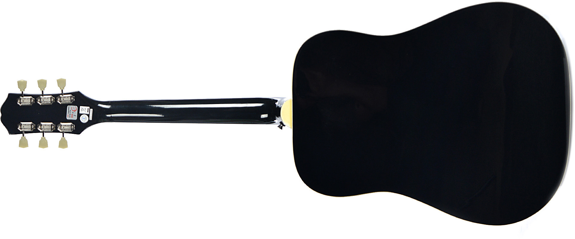 Epiphone Pro-1 Plus Acoustic Dreadnought Epicea Acajou - Ebony - Guitare Acoustique - Variation 1