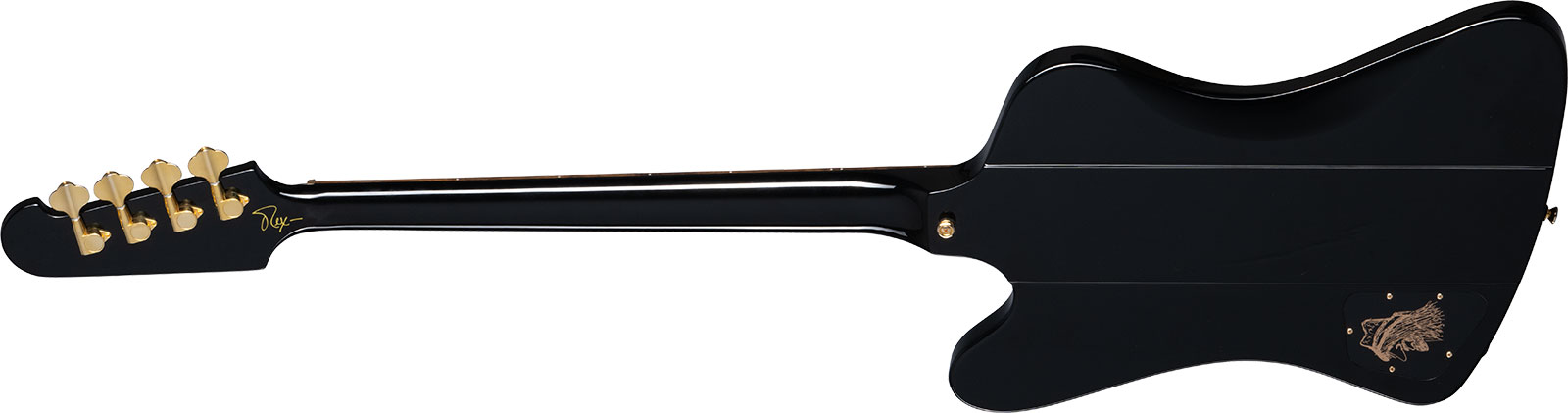 Epiphone Rex Brown Thunderbird Signature Lau - Ebony - Basse Électrique Solid Body - Variation 1