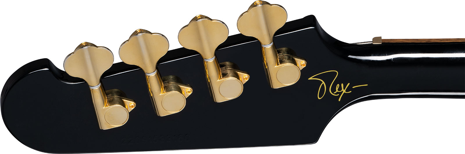 Epiphone Rex Brown Thunderbird Signature Lau - Ebony - Basse Électrique Solid Body - Variation 4